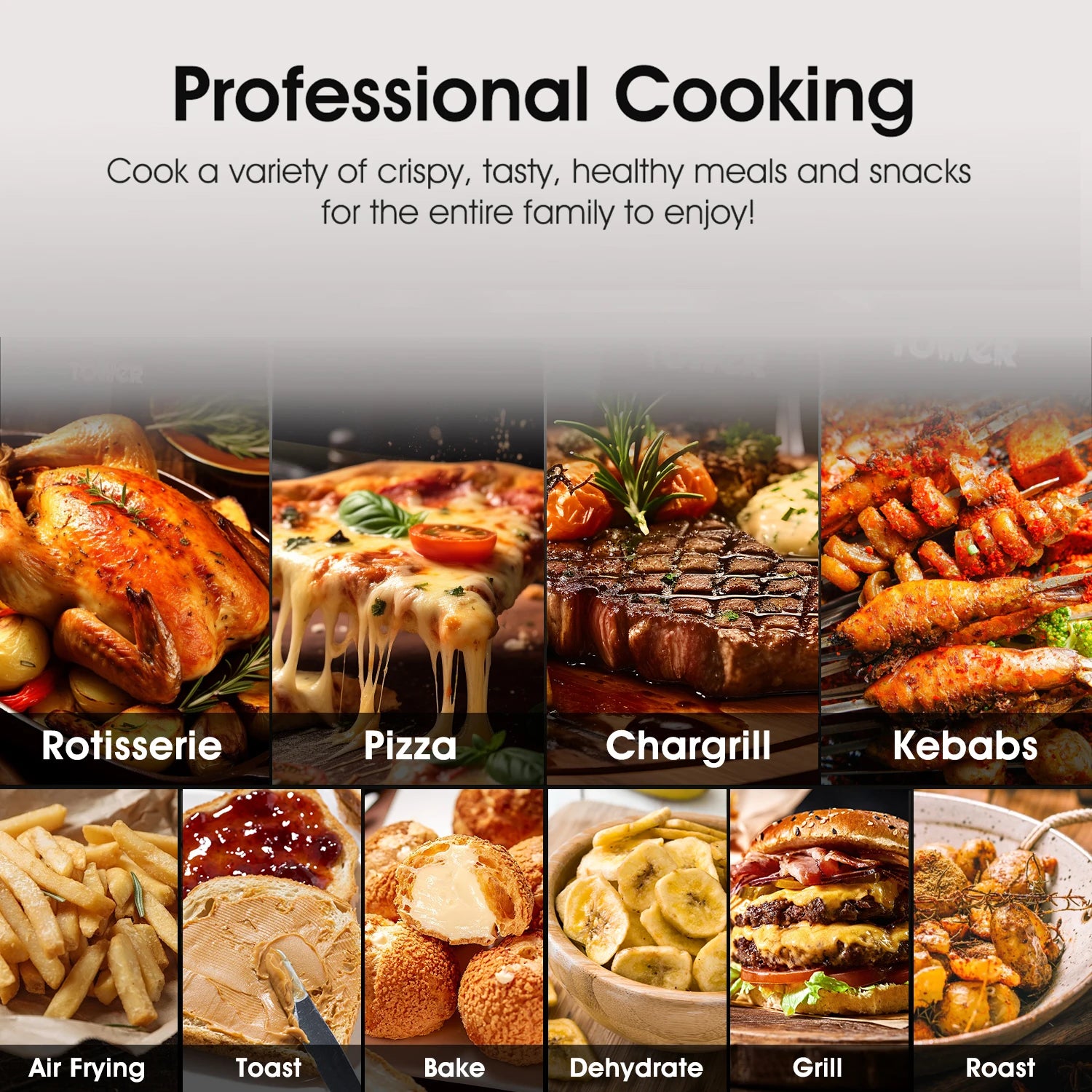 6QT Air Fryer Oven with Viewing Window - Kitchen Appliance 2025