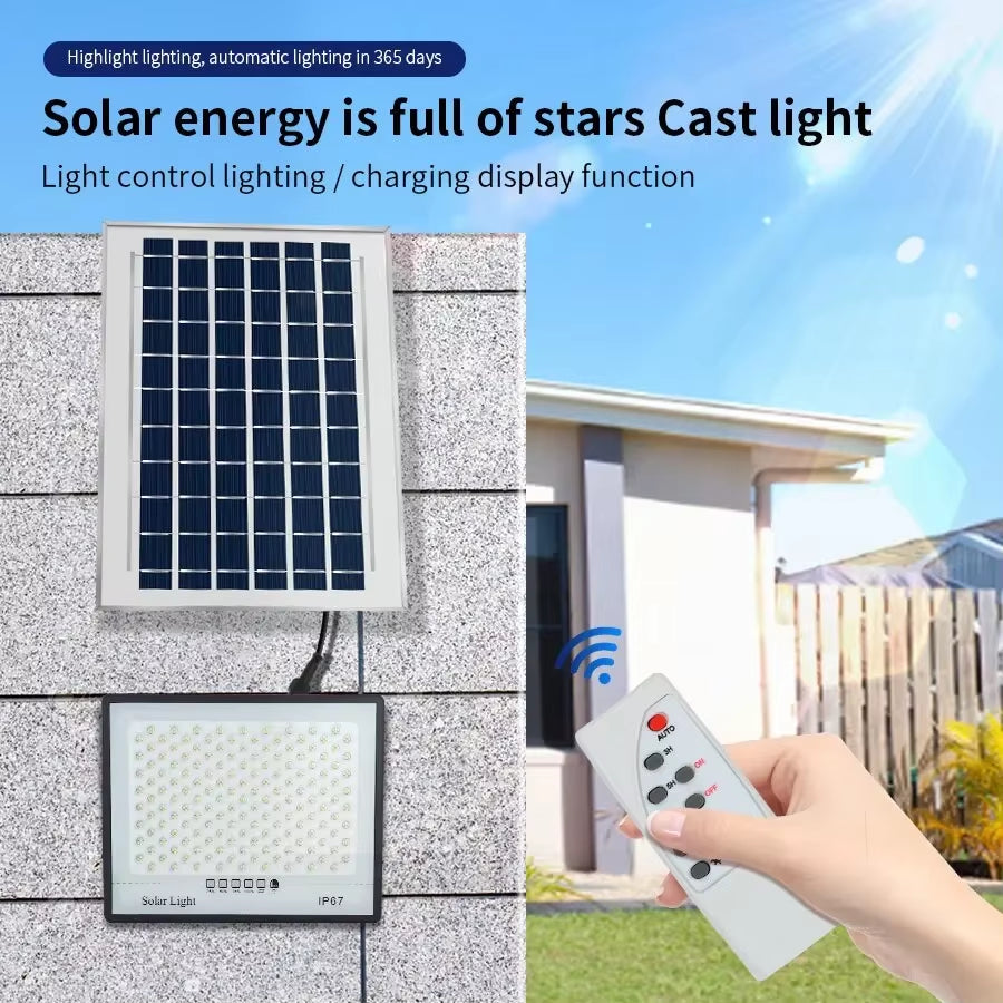 Solar Garden Lights Outdoor - LED Waterproof IP67 Wall Spotlight