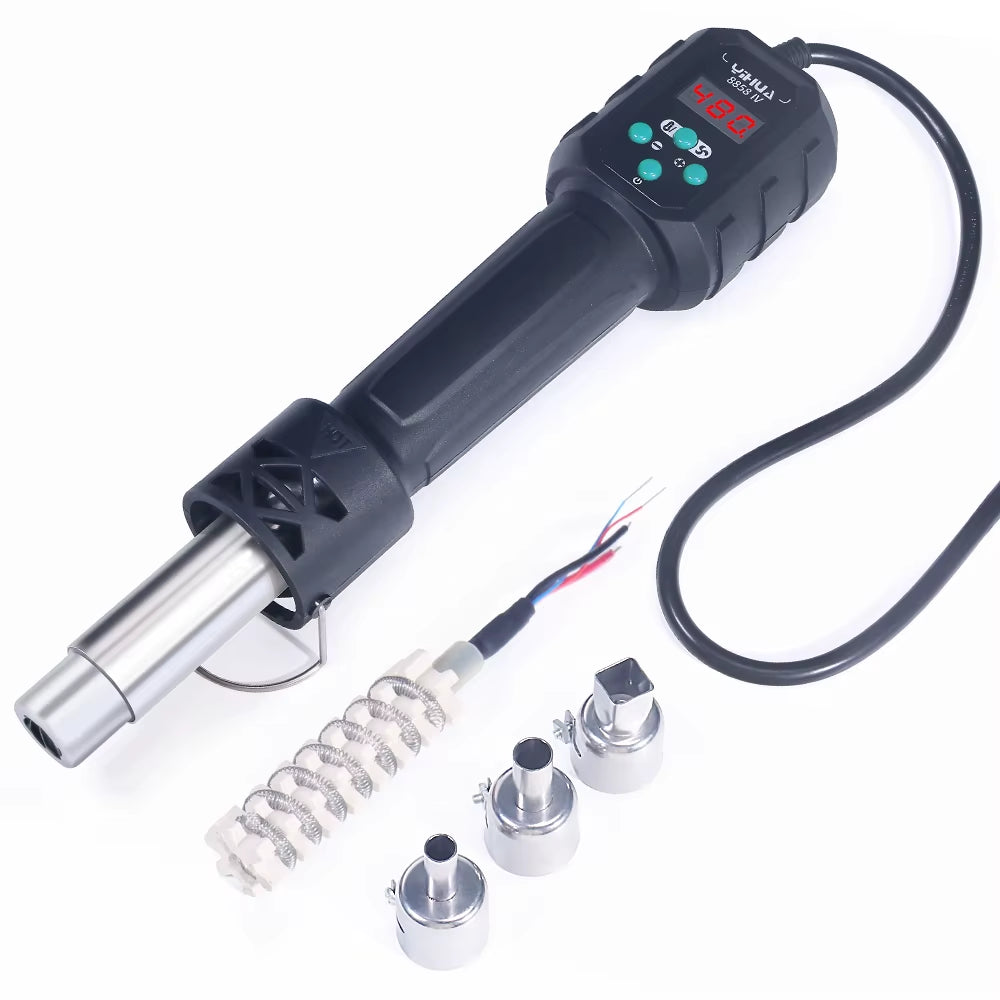 Micro Hot Air Gun C/F Temp Adjusted 8858IV 700W Soldering Rework Welding Station LCD Digital Heat Gun BGA IC Solder Tools