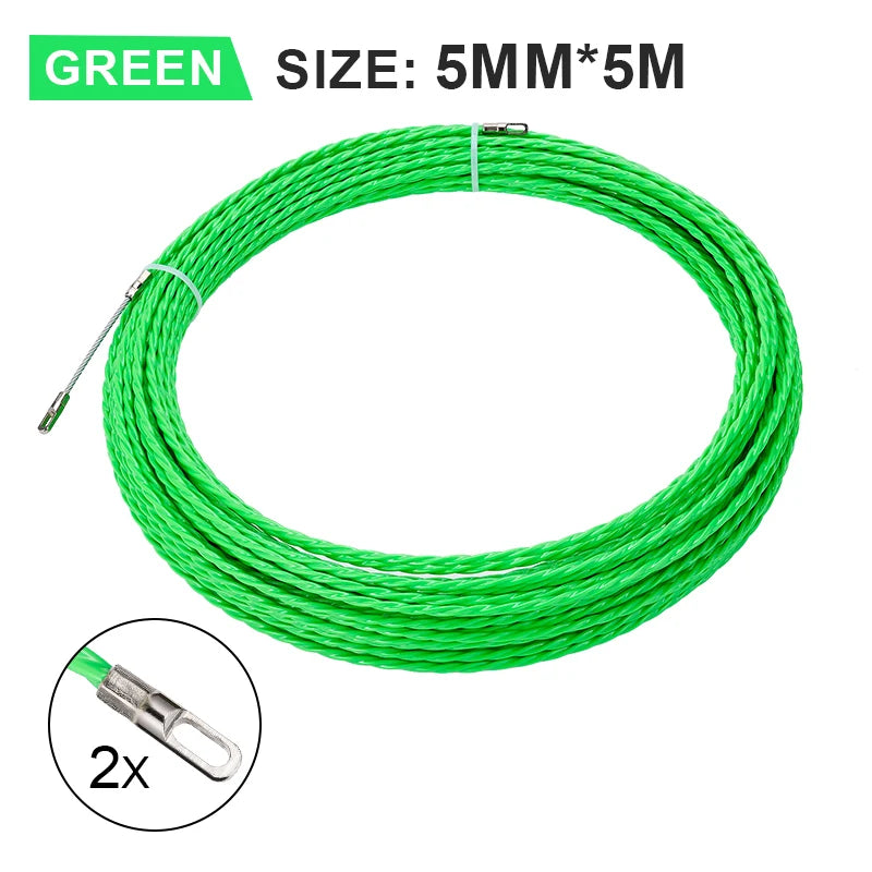 5MM Cable Guide Tape Puller - 5-50M Glass Fiber Wire Conduit Tool