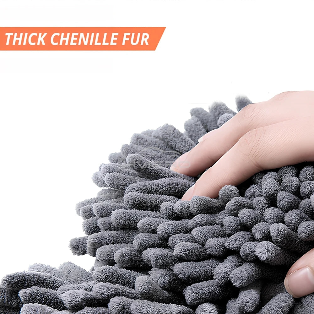 Multipurpose Car Cleaning Kit - Microfiber Brush Mop Sponge Auto Wash