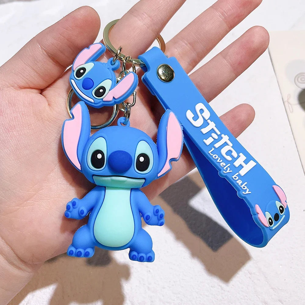 Lilo & Stitch Keychain Pendant Toy - Cute Pink Angel Anime Pendant