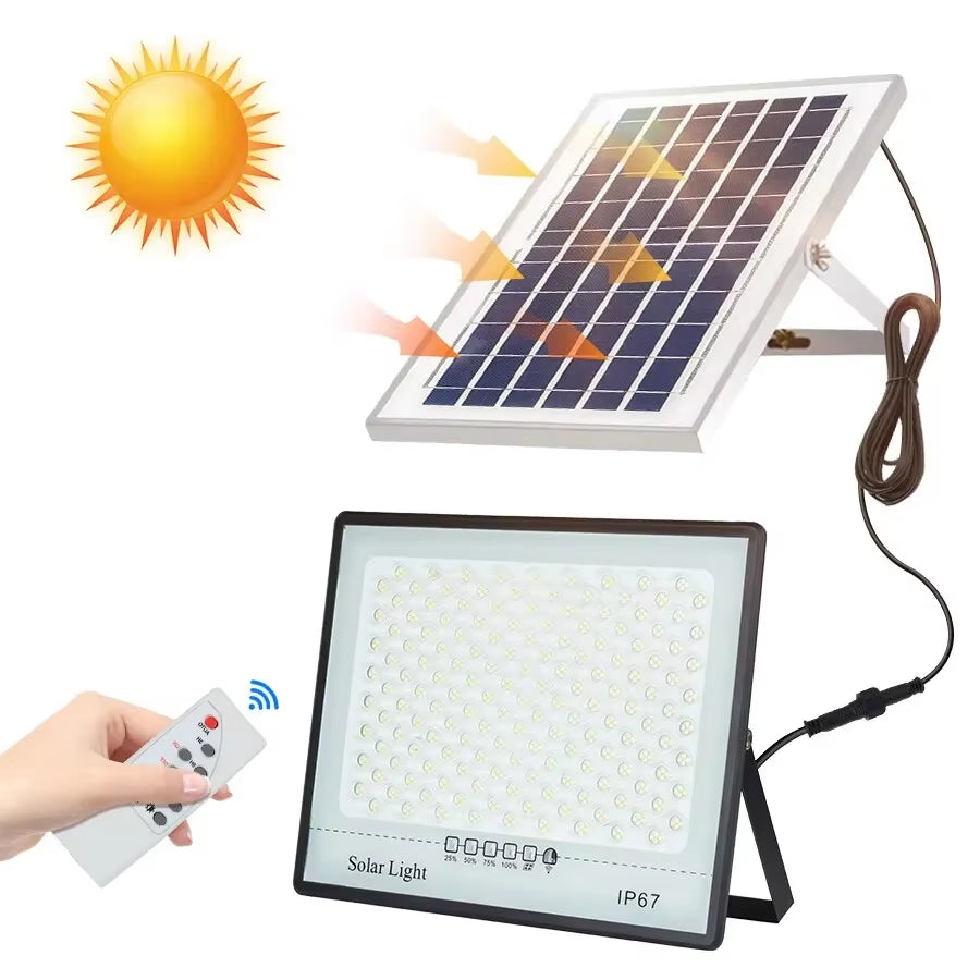 Solar Garden Lights Outdoor - LED Waterproof IP67 Wall Spotlight