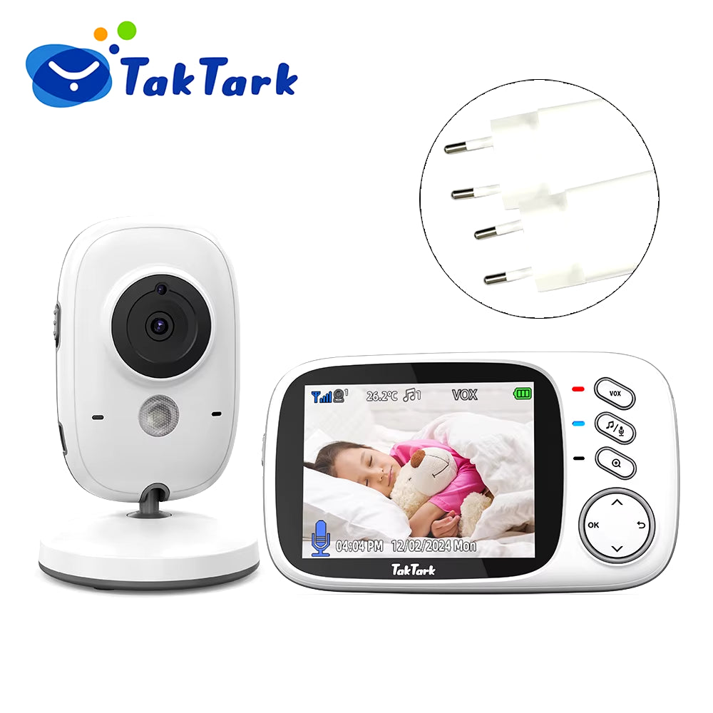 3.2 Inch Wireless Video Baby Monitor - Night Vision & Lullabies Online