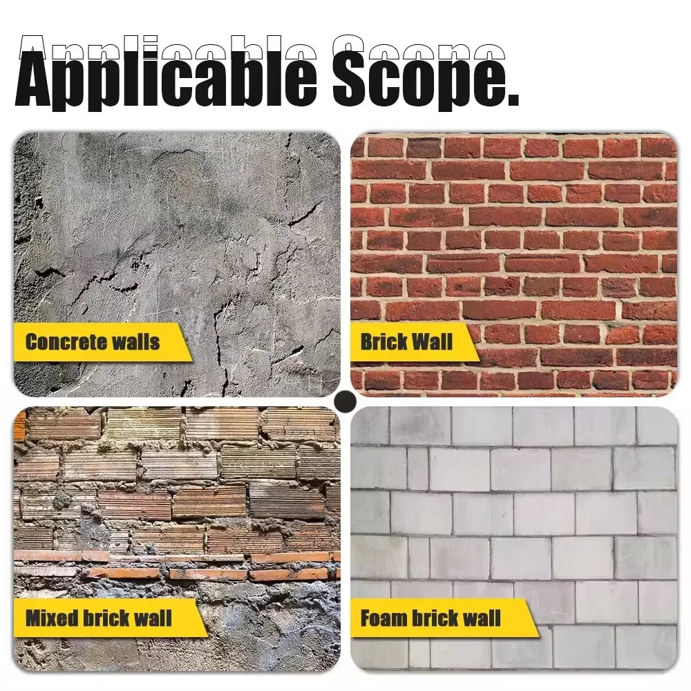 Concrete Wall Hole Saw - 30-150mm SDS Plus Hammer Drill Bit Set