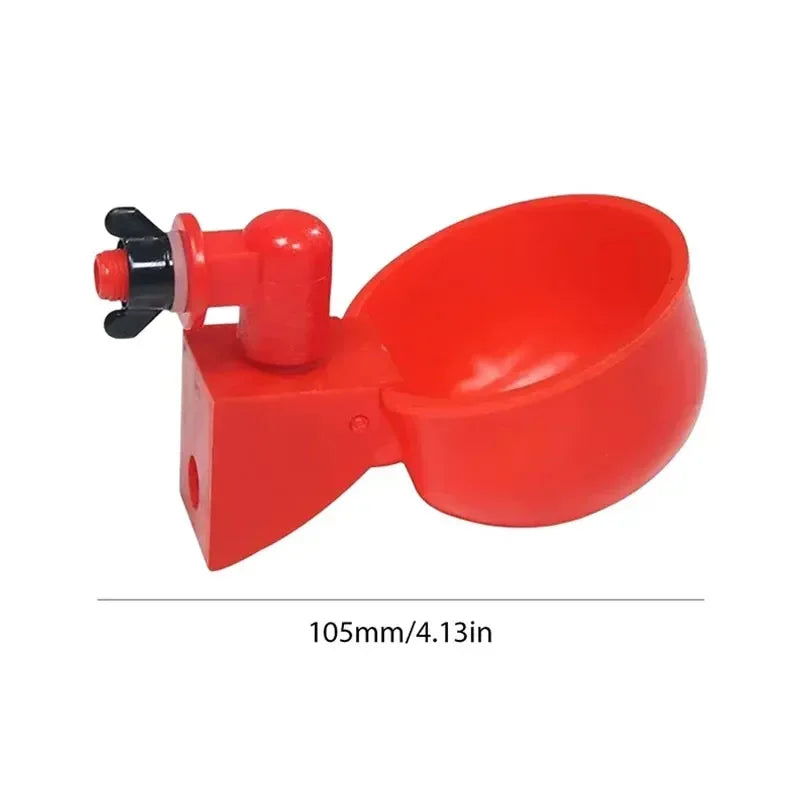 5Pc Automatic Chicken Waterer - Poultry Farm Bird Feeder Drinking Bowl