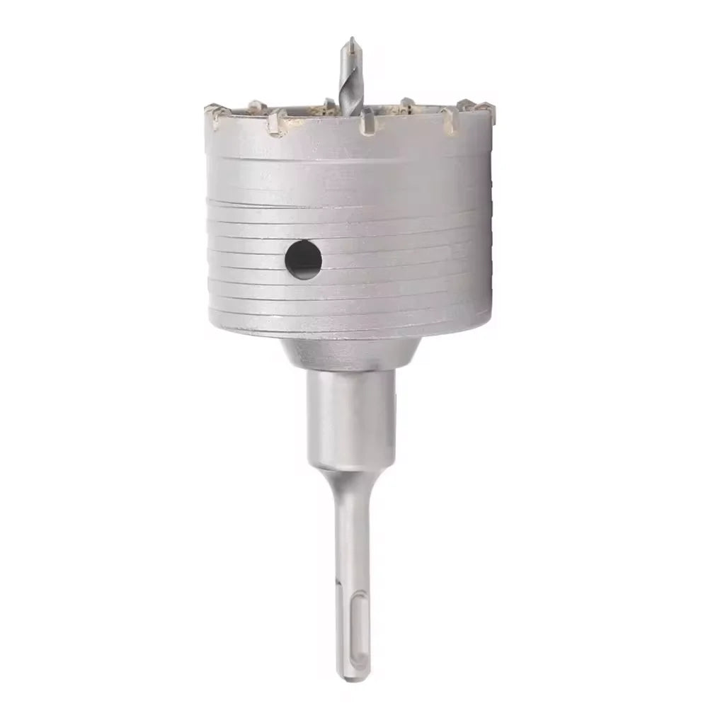 1Pc 30-150Mm Drilling Crown for Concrete Wall Hole Saw SDS plus Hammer Drill Bit Set with round Shaft Cement Stone Cutter Tool