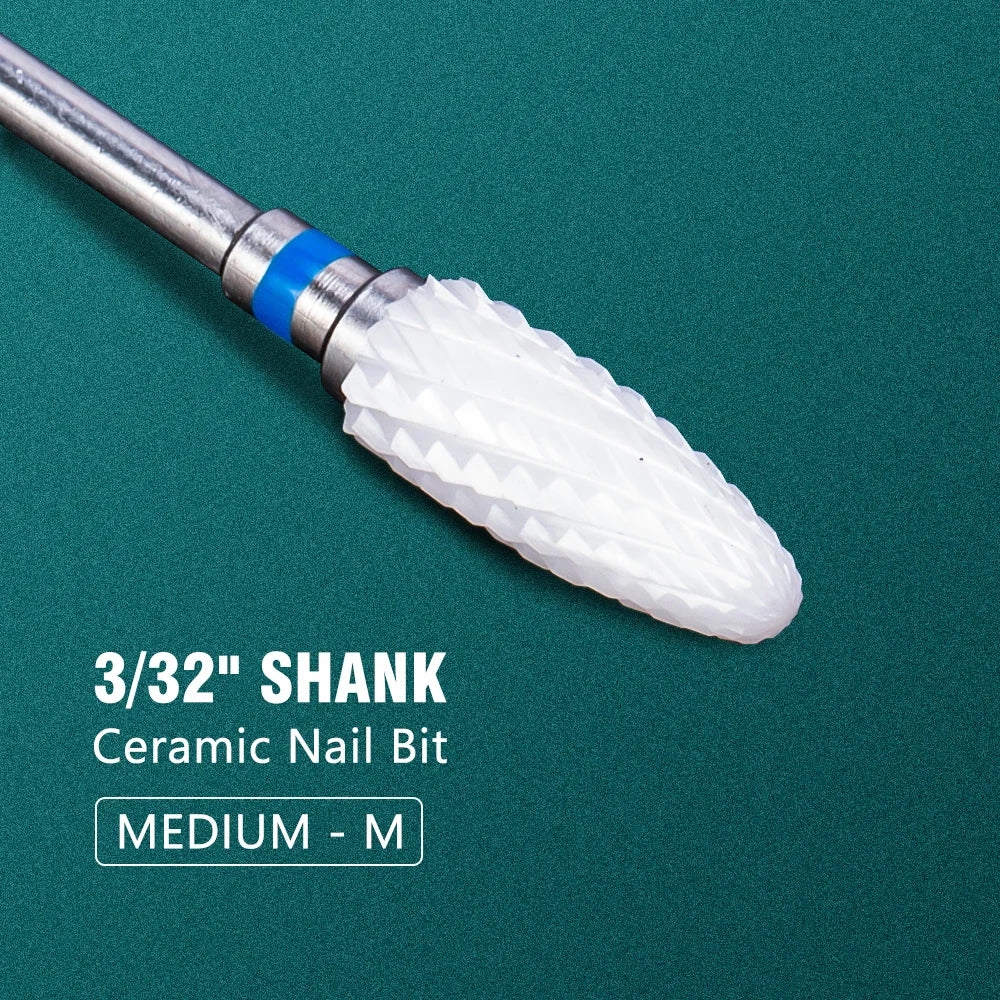 Nail Drill Bit Electric Manicure Drills for Milling Cutter Ceramic Nail Burr Pedicure Accessories