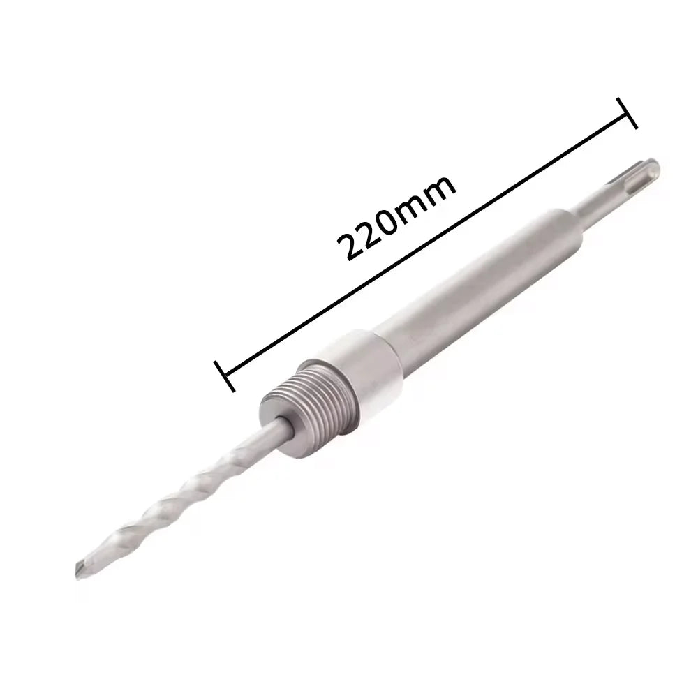 1Pc 30-150Mm Drilling Crown for Concrete Wall Hole Saw SDS plus Hammer Drill Bit Set with round Shaft Cement Stone Cutter Tool