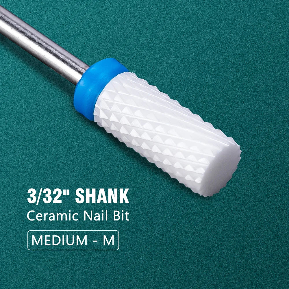 Electric Nail Drill Bits - Professional Ceramic Milling Cutter 2025