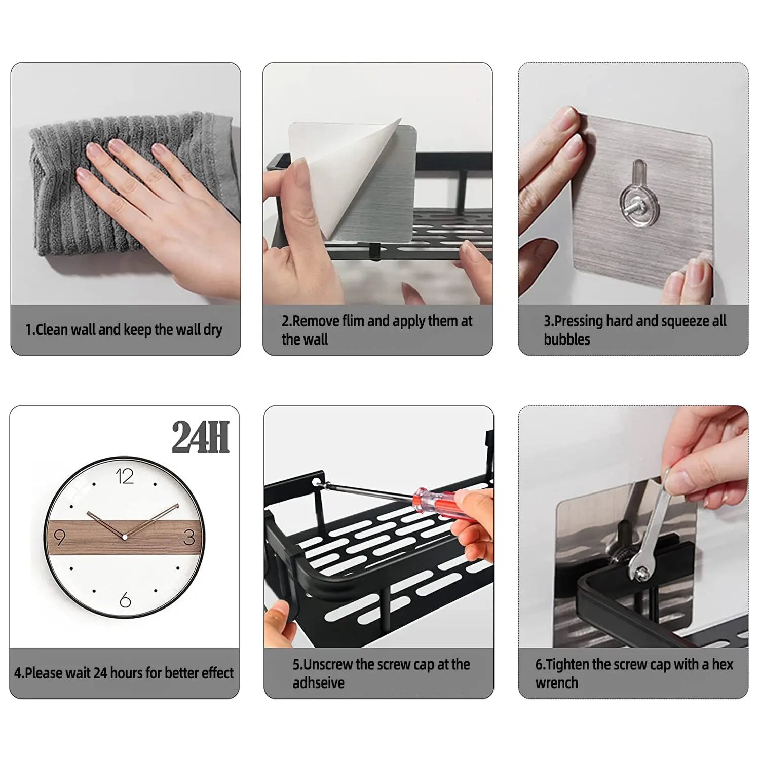 Wall Mounted Bathroom Rack - Shampoo, Towel & Shower Organizer 2025