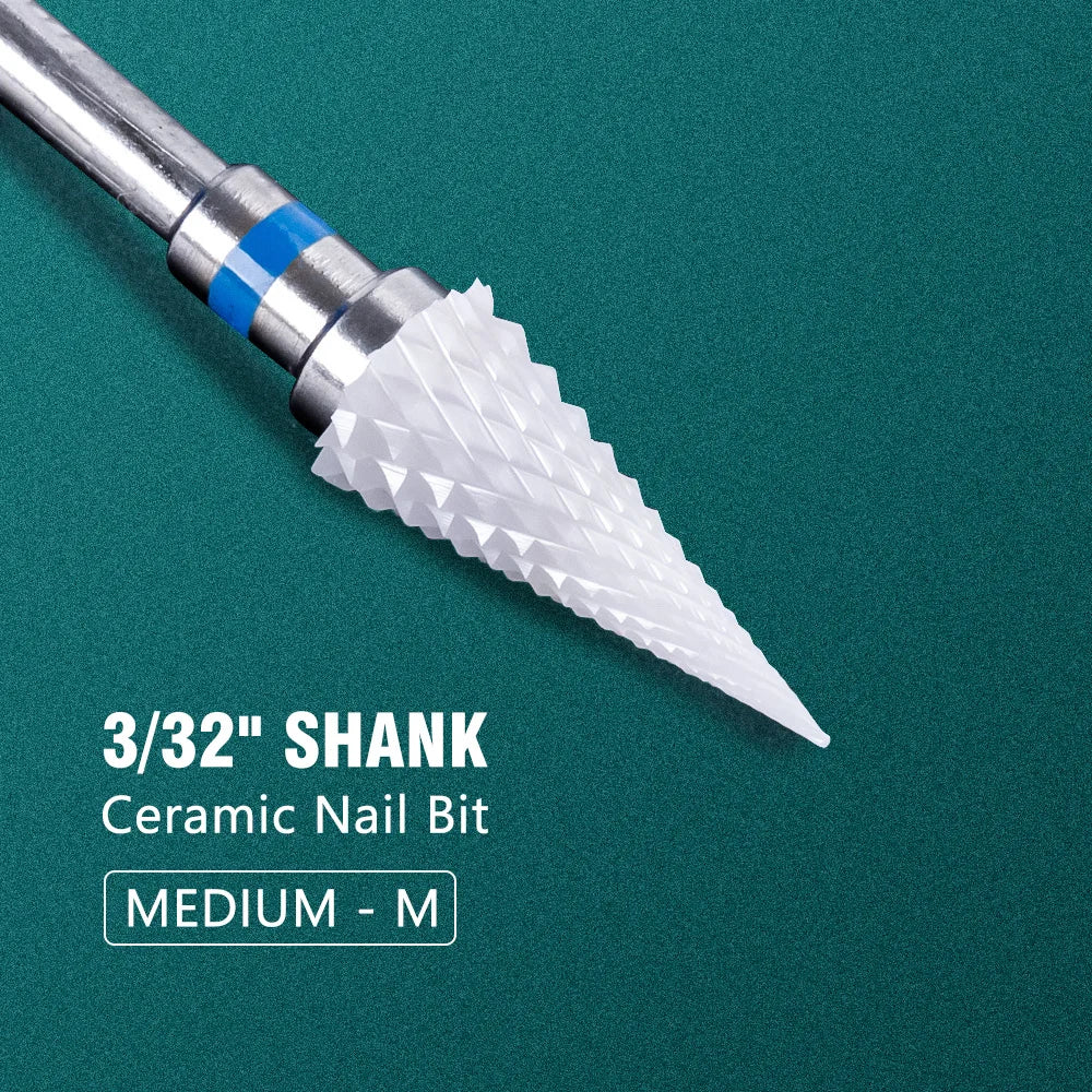 Nail Drill Bit Electric Manicure Drills for Milling Cutter Ceramic Nail Burr Pedicure Accessories