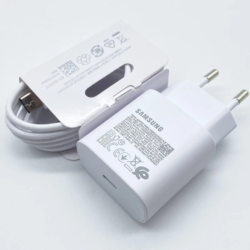 25W Super Fast Charger - USB-C Adapter for Samsung Galaxy & Z Flip